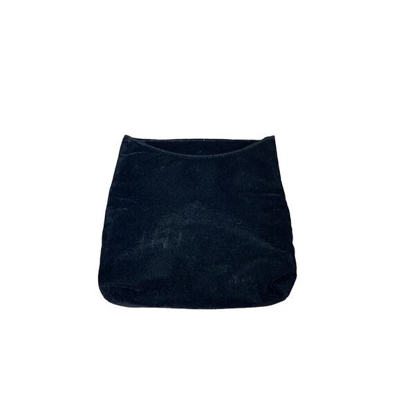 GIORGIO‎ ARMANI BLACK VELVET CLUTCH - Picture 6 of 7
